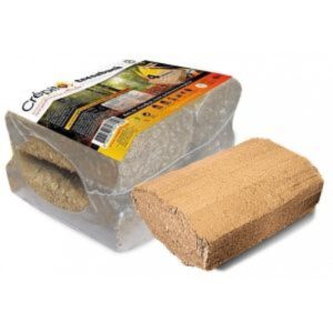 Bûches de bois compressées Tecsabuch Crépito : 100% naturelles (Palette de 1T) - Image 2