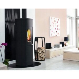 JEROBOAM Rangement à Bûches Noir - Image 2