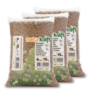 Naturkraft Pellets DIN+ & ENplus A1 à 15 kg 34 sacs (510 kg) - Image 2